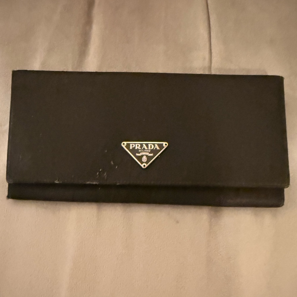 Prada Black Nylon Wallet
